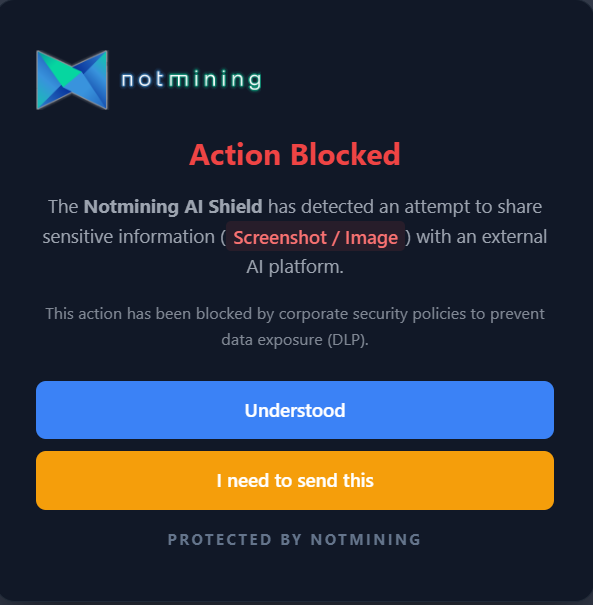 Botón de Bypass en Notmining AI Shield